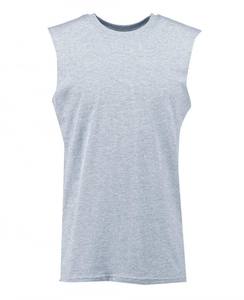 Top moda Streetwear personalizado completo sublimado 100% algodón gimnasio entrenamiento ropa de entrenamiento camiseta sin mangas para hombres - Product Image 6