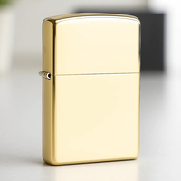 Briquets à cigares et cigarettes modernes en laiton personnalisés, avec logo sur mesure, rechargeables, écologiques, durables, en métal, coupe-vent, personnalisation de marque
