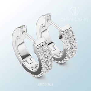 Daily Wear and Bulk Export Supply Certified Round <b>Cluster</b> Earrings with Elegant Design for Wedding Fashion - Product Image 6