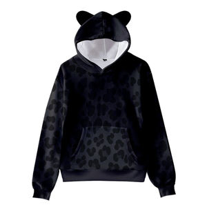 Sweat à capuche en éponge sublimé personnalisé de meilleure qualité pour femmes du Pakistan avec logo avant imprimé haute visibilité - Product Image 5