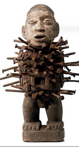 Bamileke arte popular esculturas africanas estatuas Vintage siglo XX taburete tallado Material de resina decoración del hogar África occidental Camerún - Product Image 4