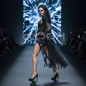 Corset respirant à compression élevée en maille, avec armatures en acier sous la poitrine, pour le sport et le quotidien - Product Image 1