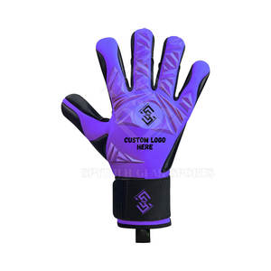 Gants de gardien de but en latex de haute qualité, antidérapants, avec fermeture à scratch, protection des doigts, pour l'entraînement, gants de football - Product Image 3