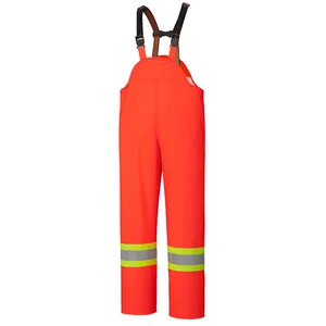 Jumpsuits Cargo Work Pants Trousers Plus Size Mens Casual Moto Biker Pants High Visibility Reflective Tape Work Wear Safety Bib