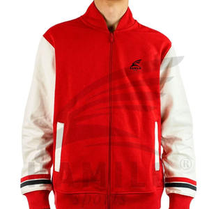 Chaqueta Bomber Varsity de Forro Polar para Hombre, Tallas Grandes, Hecha a Medida, de Alta Calidad, con Detalles de Botones, Diseño Letterman de Béisbol, Nueva Llegada - Product Image 1