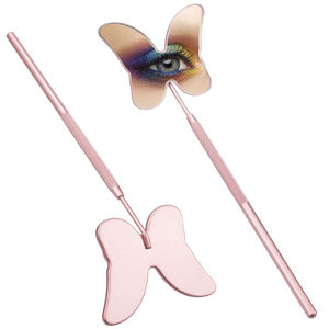 Stainless Steel Eyelash <b>Mirror</b> with <b>Square</b>/Flower Shape Designed for Controlled Viewing and Routine Beauty Applications - Product Image 6