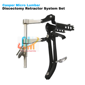 Caspar Micro écarteur de discectomie lombaire ensemble d'instruments chirurgicaux orthopédiques manuels pour la chirurgie de la colonne vertébrale en acier et métal - Product Image 5