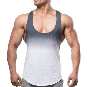 Sportswear Summer Tank Top 100% Cotton <b>Gym</b> Workout <b>Vest</b> Streetwear Muscle Fit Solid Fitness Sleeveless Tank Top For <b>Men</b> - Product Image 2