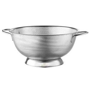 Passoire en acier inoxydable avec un design en maille fine en forme de bol profond pour égoutter les pâtes, les légumes, les fruits, le riz, la cuisine à domicile - Product Image 1