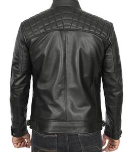 Chaqueta de Motociclista Clásica para Hombre, Corte Entallado, Estilo Urbano, Cuero, Invierno, Transpirable, Bordada, Color Personalizado, Servicio OEM - Product Image 3