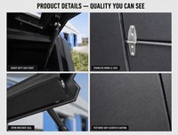 Coque de camping robuste pour benne de camionnette de 5,5 pi, 5,8 pi et 6,5 pi