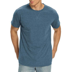 T-shirts décontractés pour hommes 100 % coton, col rond, séchage rapide, manches courtes, respirants, anti-rétrécissement, 220 g, en gros, en vente - Product Image 1