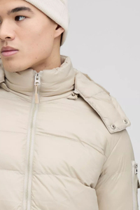 Dernier modèle de veste rembourrée très brillante en pierre Manteau en duvet chaud et coupe-vent Vestes d'hiver à bulles d'extérieur pour hommes - Product Image 5