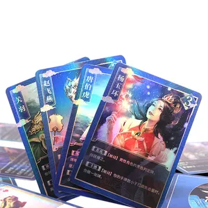 Shenzhen Custom Anime Foil Packaging Sports Basketball Paper Printing Holographic Trading Cards Kids Collectible Card Game