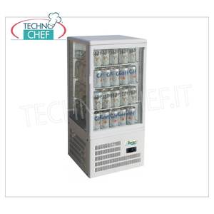 Réfrigérateur à boissons électrique à porte simple Forcar G-TCBD68, 58 L, température constante ventilée +4/+8°C, classe C - Product Image 2