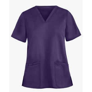 Rendimiento Mujeres Scrub Uniforme Stretch Túnica Top Jogger Pant Doctor Logotipo personalizado Hospital médico Venta al por mayor Precio bajo Scrub Set - Product Image 5