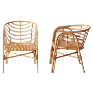 Chaise ronde en rotin Fauteuil de salon au design moderne Fauteuil de jardin en rotin pour le salon intérieur et extérieur - Product Image 4