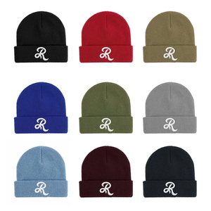 Gorros Clásicos de Punto Corto con Puño para Hombre y Mujer, Gorros de Estilo Beanie con Bordado 3D para Pesca al Aire Libre en Invierno - Product Image 6