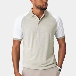 Polo de manga corta personalizado, ropa deportiva de poliéster y algodón para hombre, Polo transpirable de talla grande para golf para hombre - Product Image 1