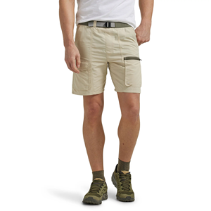 Short cargo hybride d'extérieur pour hommes et grands hommes, short d'entraînement à séchage rapide pour hommes, short de jogging en maille avec poches, entraînement de gymnastique - Product Image 1