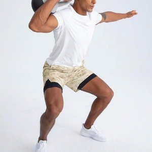 Zavi กางเกงขาสั้นเข้ายิมสำหรับผู้ชาย, กางเกงกีฬามาใหม่กางเกงเข้ายิมเอวกลางแห้งเร็วมีกระเป๋าข้างกางเกงขาสั้นสำหรับวิ่ง - Product Image 2