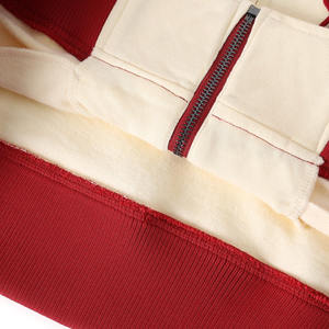 Chaqueta Bomber Alpha Psi Krimson & Cream, Chaqueta Universitaria de Primavera Psi, Forro Polar, Letras de Chenilla, Ropa Griega Personalizada para Fraternidad - Product Image 4