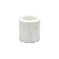 Bougeoir portable carré en marbre naturel exclusif fait à la main décoration de la maison de la Saint-Valentin bougie chauffe-plat artistique moderne