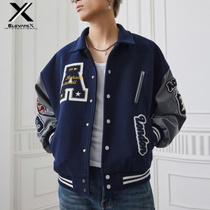 Chaqueta universitaria de lana Retro 100% de moda para mujer, Letterman personalizado, diseño de béisbol de gran tamaño, bordado, relleno de algodón de punto - Product Image 6