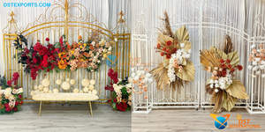 Lavish – arche de toile de fond en métal pour événement de mariage, cadres de toile de fond en métal spécial pour mariage - Product Image 6