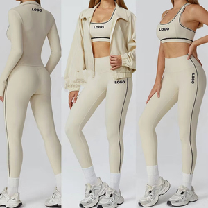 Veste de sport de course à pied pour femmes, unie, coupe-vent, respirante, écologique, manches longues, vêtements de sport de yoga en plein air, taille haute, entraînement - Product Image 2