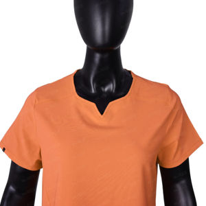 Conjuntos de uniformes médicos OEM personalizados, manga corta con cuello levantado para clínicas, uniformes médicos de enfermería - Product Image 4