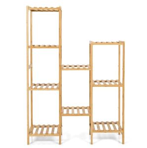 Modern Solid Wood Storage Shelving <b>Rack</b> Natural for Home Hotels and Restaurant <b>Kitchen</b> Living Room Wholesale Made in India 2023 - Product Image 6