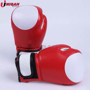 MMA cuero genuino Sparring Grappling boxeo Muay Thai guantes de boxeo listos para enviar para artes marciales y entrenamiento de boxeo - Product Image 5