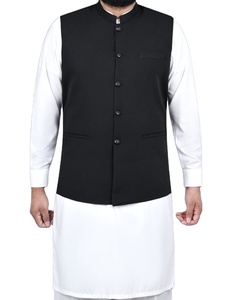Hot Selling Afghani Party & Wedding Waistcoat for Men's Low MOQ Handmade Elegant Design Men Sleeveless Waist <b>Coat</b> Vests Adults - Product Image 1