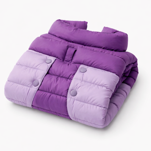 Veste d'hiver PuffShield, veste matelassée pour chien de couleur violette, veste chaude et légère pour chiens de petite, moyenne et grande taille, par temps froid - Product Image 6
