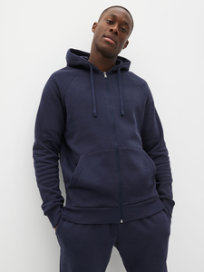 เสื้อฮู้ดผู้ชายผ้าฟลีซแบบสวมหัวมีฮู้ดปักโลโก้ - Product Image 2