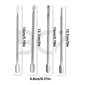 Highland Quality Cuidado de uñas antideslizante Buen Acero inoxidable Mejor proveedor Producto más nuevo Empujadores de cutículas - Product Image 4