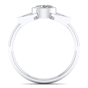 Reyes ขายส่งราคา925เงินสเตอร์ลิงแหวนหมั้นเพชรโมอิสสำหรับผู้หญิงหรูหราชุดปาร์ตี้งานแต่งงานเครื่องประดับที่ดีสำหรับผู้หญิง - Product Image 4