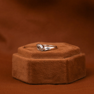 1.0 CT Marquise Cut Lab Grown Solitaire Engagement Ring 18KT <b>Solid</b> White Gold Gold Conflict Free Diamond Birthday Gift Ring Her - Product Image 2
