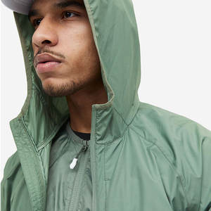 <b>Men's</b> Unisex <b>Shorts</b> Set For <b>Men</b> 100% Polyester Split Color Own Your Logo <b>Zip</b>-Up Windbreaker <b>Short</b> Sets Jogging Wear - Product Image 6