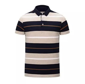 T-shirt polo 100% coton pour hommes, tenue décontractée 200GSM Slim Fit avec impression de logo personnalisé, fournisseur OEM - Product Image 1