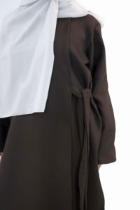 Premium Quality Popular Europe Open Abaya Set OEM Two Piece Set Women Clothing New Design <b>Muslin</b> <b>Clothes</b> Women Muslim Women Gown - Product Image 2