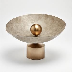 Bol de service de bol de fête de charme de dynastie en forme ronde personnalisée pour la décoration de service de mariage d'hôtel à la maison - Product Image 4