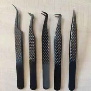 Venta al por mayor Sevmek Extensiones de Pestañas de Volumen Profesional, Pinzas de Acero Inoxidable de 10mm, Recto Antimagnético - Product Image 5