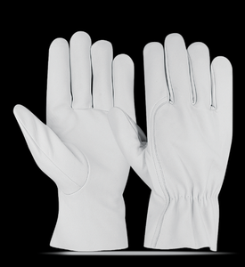 Guantes de trabajo de seguridad de cuero de piel de oveja de la mejor calidad - Product Image 6