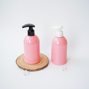 ขวดสีชมพูสำหรับใส่เครื่องสำอางแชมพูครีมนวดผมและผลิตภัณฑ์ดูแลส่วนบุคคลขนาด300มล. ดีไซน์ใหม่ล่าสุด - Product Image 5