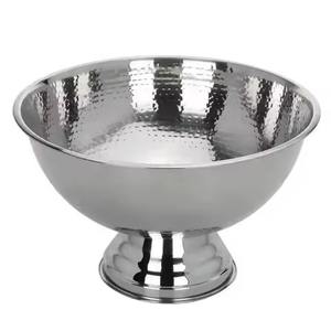 ชุดแชมเปญหรูหราพร้อมถังใส่น้ำแข็งสำหรับบาร์ชุบโครเมียม, ถังใส่ขวดไวน์สำหรับงานเลี้ยงในโรงแรมทำจากโลหะทนทาน - Product Image 4