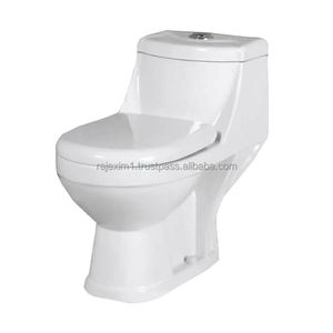 Mejor precio, inodoros de dos piezas EWC con trampa P y S, con doble descarga y descarga simple, modelo de sanitario para baño moderno - Product Image 5