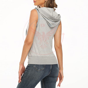 Sudaderas sin Mangas para Mujer, Oferta, Invierno, Casual, con Logotipo Frontal, Tela de Forro Polar, Ecológicas, de Alta Calidad, Poliéster/Algodón - Product Image 3