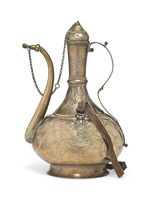 Théière Arabe Dallah, Pots à Thé et à Café de Table, Design Rond, Grande Taille, Dessus en Laiton, Luxe pour la Maison, Métal Personnalisable, T/T